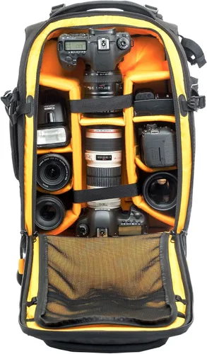 Miniatura 5 de VANGUARD ALTA FLY 55T G2 DSLR - Mochila convertible para cámara, 8 ruedas giratorias/carretilla, capacidad de 22 litros, capacidad para laptop de 14