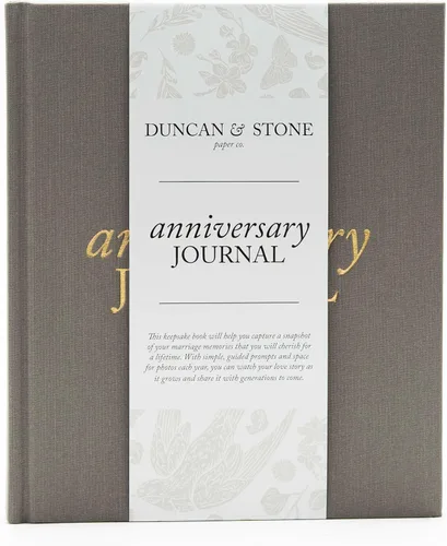 Miniatura 13 de DUNCAN & STONE PAPER CO. Diario de aniversario de boda, diario de aniversario para pareja, cuaderno de boda y más, libro de recuerdos de boda