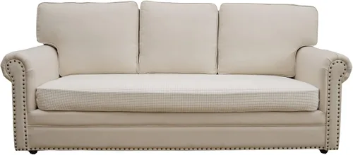 Miniatura 18 de Eismodra - Funda de sofá modular y en forma de L, funda para chaise longue, funda elástica mágica para sofá de 3 cojines en forma de L, funda