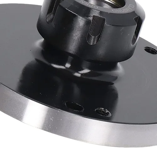 Miniatura 2 de Portabrocas de sujeción de trabajo 7 agujeros ER32 D125 Acero al carbono Collet Chuck Accesorio para fresadora CNC Herramienta