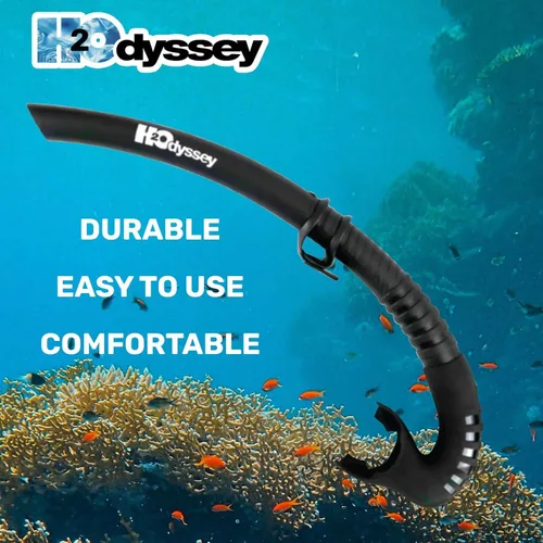Miniatura 7 de H2Odyssey Pro Stash - Snorkel plegable con válvula de purga - Material de silicona sin equipo de buceo