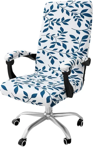 Miniatura 45 de Smiry fundas elásticas estampadas para silla de oficina de computadora, fundas universales para sillas giratorias de escritorio, extraíbles