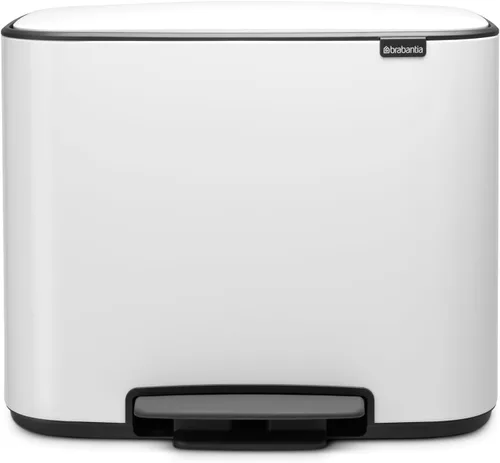 Miniatura 14 de Brabantia Bo Bote de Basura con Pedal Step-On - Cubo Interior de 16 Galones (Gris Concreto Mineral) Bote de Basura para Desechos/Reciclaje, Mineral