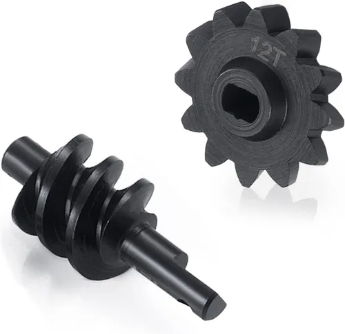 MORLORDY Engranaje de gusano diferencial de los engranajes de sobremarcha de acero de RC 12T para SCX24 actualizaciones 1/24 piezas de coche de la