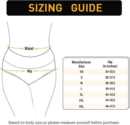 Miniatura 6 de INNERSY - Ropa interior de algodón para mujer de talle alto para posparto paquete múltiple