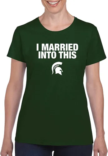 Miniatura 4 de NCAA I Married Into This - Camiseta para mujer, color del equipo, universidad