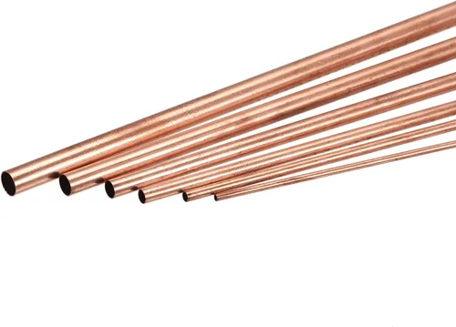 Miniatura 6 de uxcell Tubo de Cobre, 2mm 3mm 4mm 5mm 6mm 7mm DE x 0.5mm de Grosor de Pared 200mm de Longitud Tubo de Metal, Paquete de 6