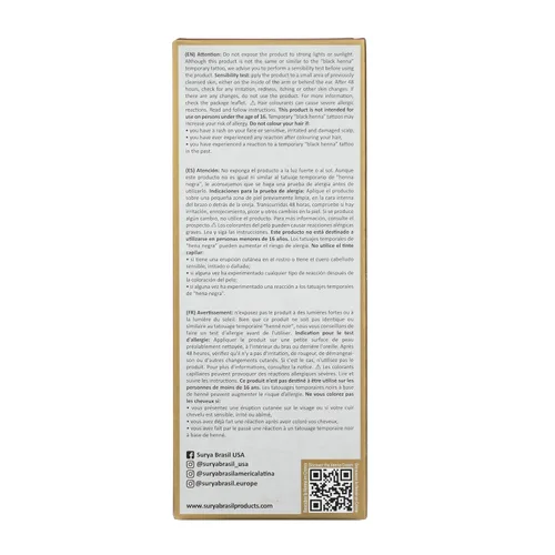 Miniatura 4 de Surya Brasil Productos Crema de henna, caoba, 2.37 onzas líquidas