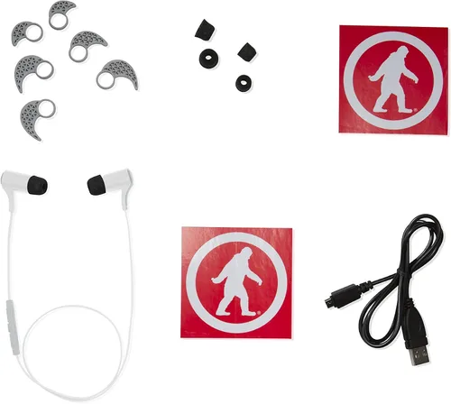 Miniatura 6 de Outdoor Tech OT5300 Orcas 2.0 Auriculares inalámbricos ultraligeros Bluetooth con auriculares de espuma Comply (blanco)
