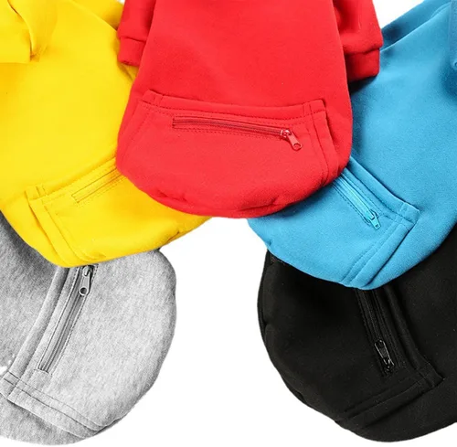 Miniatura 6 de Jecikelon Abrigo de Clima Frío para Perro Mascota con Bolsillo Sudadera de Invierno para Perro Ropa Cálida para Cachorros para Perros Pequeños Ropa