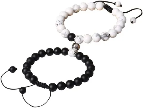 Miniatura 5 de Regalos para parejas para novio, novia, pulseras magnéticas para pareja, aniversario, regalo de Navidad para marido, esposa, pareja a juego