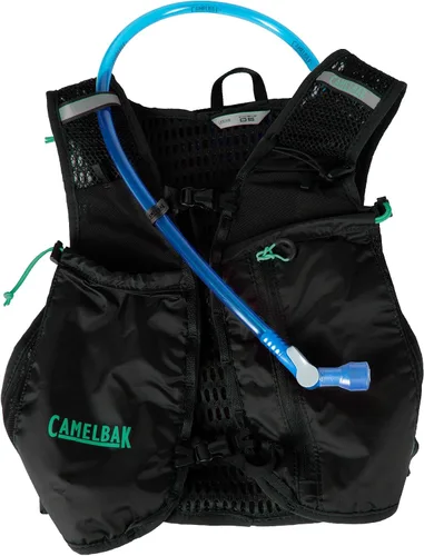 Miniatura 4 de CamelBak Circuit Run - Chaleco de hidratación con depósito de 50 onzas, diseño ligero y transpirable y almacenamiento para correr y entrenar de Negro