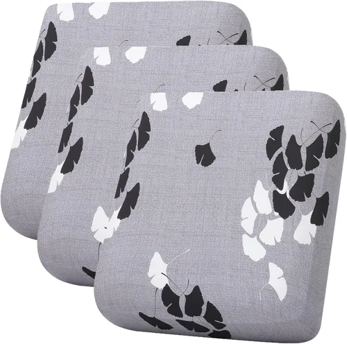 Miniatura 120 de hyha Fundas de cojín estampadas para sofá al aire libre, fundas florales lavables para muebles de patio, exteriores, funda de repuesto para asiento