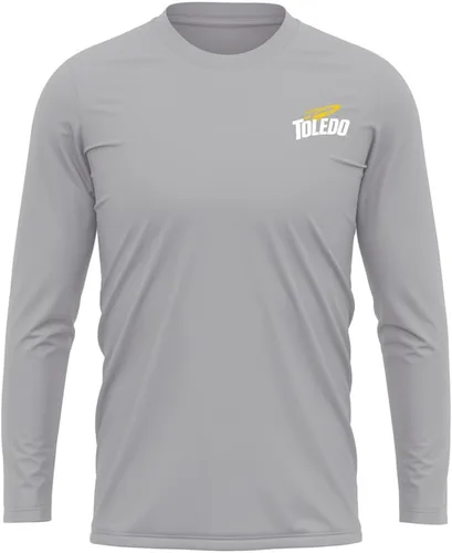 Miniatura 190 de Camisa deportiva de manga larga oficial de la NCAA Collegiate para hombre, con logotipo en el pecho izquierdo, colección Athletic Heather