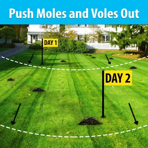 Miniatura 4 de Repelente de mole, 100 % aceite de castor, 32 onzas, concentrado