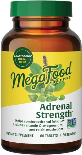 Miniatura 10 de MegaFood - fuerza suprarrenal, apoya la resistencia a la fatiga y el estrés, la cuenta 90