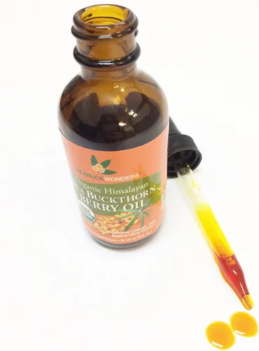 Miniatura 2 de Aceite de bayas de espino cerval de mar, 100% orgánico certificado, botella de 1.76 onzas (paquete de 12)