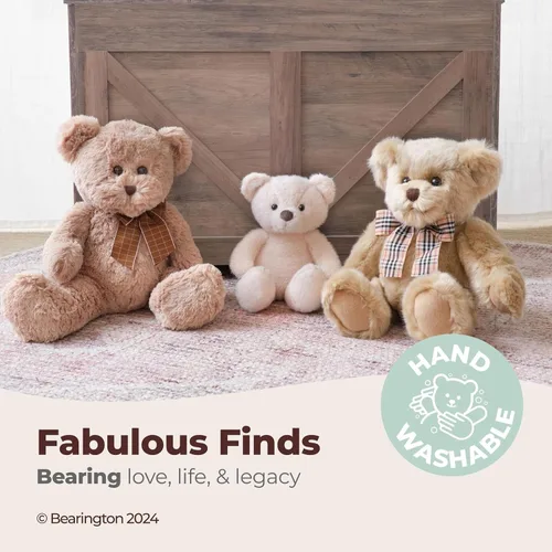 Miniatura 3 de Oso de peluche Bearington Sicky Vicky, regalo de "que te mejores pronto" para niños, de 25.4 cm después de una cirugía para niños con pies