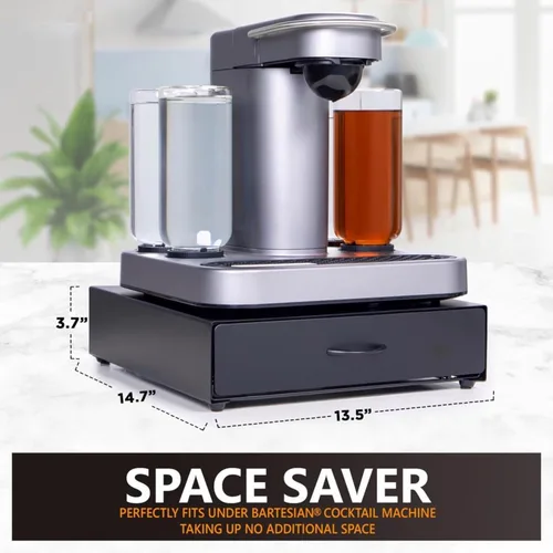 Miniatura 2 de Ksestor Soporte para cápsulas Bartesian, capacidad para 40 cápsulas bartesianas, organizador de cápsulas apilables compatible con BEV de Black &