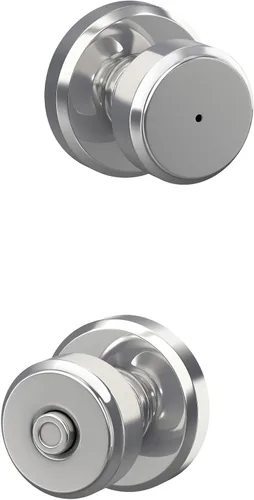 Miniatura 51 de SCHLAGE F51A BWE 622 - Pomo de puerta Bowery, cerradura de entrada con llave, color negro mate Mate negro
