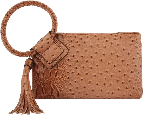 Miniatura 32 de Monedero de mano para mujer, cartera de noche con correa de mano, informal, formal, de cuero vegano, Metro Muse