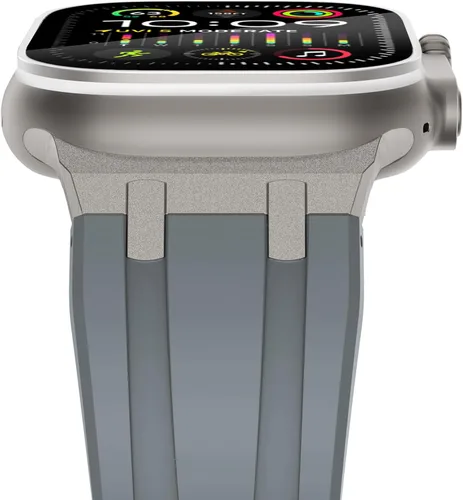 Miniatura 24 de NewWays AP - Correa de lujo para Apple Watch Ultra de 1.929 in 1.811 in 1.772 in 1.732 in 1.654 in 1.614 in 1.575 in 1.496 in para hombres