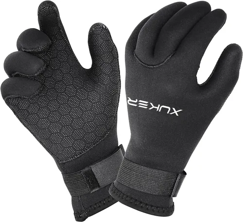 XUKER Guantes de agua, de neopreno de 0.118 pulgadas y 0.197 pulgadas, guantes de invierno para buceo, esnórquel, surf