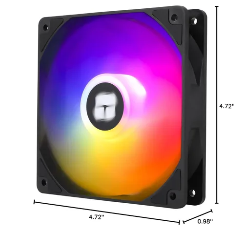 Miniatura 7 de Thermalright TL-C12C-S Ventilador de CPU de 120mm ARGB para Caja Enfriador, Ventilador Silencioso de Computadora PWM de 4 Pines con Rodamiento S-FDB