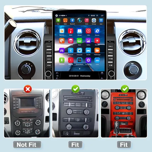 Miniatura 3 de Radio estéreo de coche de 9.7 pulgadas para Ford F150 2009-2014, pantalla táctil Android 13, unidad principal de navegación GPS con 4 GB de RAM + 64