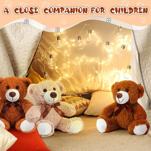Miniatura 6 de Zhanmai 18 osos de peluche de 14 pulgadas, regalos a granel, juguetes de oso de peluche para cumpleaños, baby shower, graduación, recuerdos