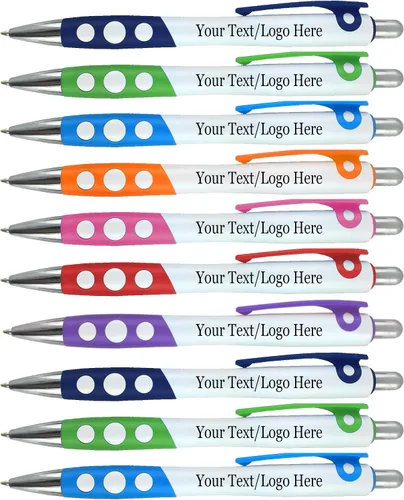 Miniatura 6 de SyPen Bolígrafos personalizados con logotipo/texto, paquete de 350 unidades a granel para negocios, fiestas y eventos, impresión personalizada