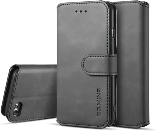 Miniatura 12 de UEEBAI Funda de cuero PU para iPhone 6 6S, Vintage Retro Premium Wallet Flip Cover TPU Inner Shell [ranuras para tarjetas] [Cierre magnético]