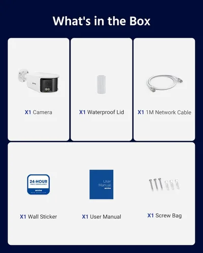 Miniatura 9 de Cámara de seguridad exterior de doble lente ANNKE FCD600 con FoV de 180°, cámara IP PoE panorámica de 6MP, detección inteligente