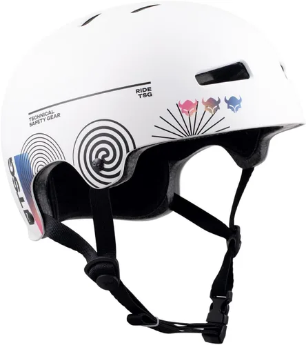 Miniatura 35 de TSG Evolution - Casco de bicicleta y patinaje para ciclismo, BMX, patinaje, patinaje, patinaje en línea, longboarding, triple certificación, Negro