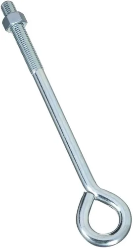 Miniatura 4 de National Hardware N347-682 2160BC Perno de ojo en cinc, 5/8" x 10" (paquete de 2)