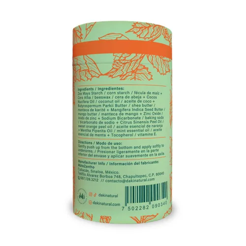 Miniatura 7 de Däki Natural Deodorant Stick 100 g – Refreshing Mint, Aluminium-Free, Natural, Paraben Free – Sensitive Skin – Biodegradable Compostable Packaging