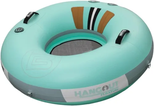BOTE Flotador inflable para colgar, tubo flotante de lago de 4 pies, dispositivo de flotación de balsa de resortes, juguete de piscina compatible
