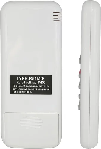 Miniatura 5 de R51M/E - Mando a distancia de repuesto para aire acondicionado Midea, compatible con R51 Series R51/E R51/CE R51M/CE R51D/E R51M/BGE R51M/BGE (2)