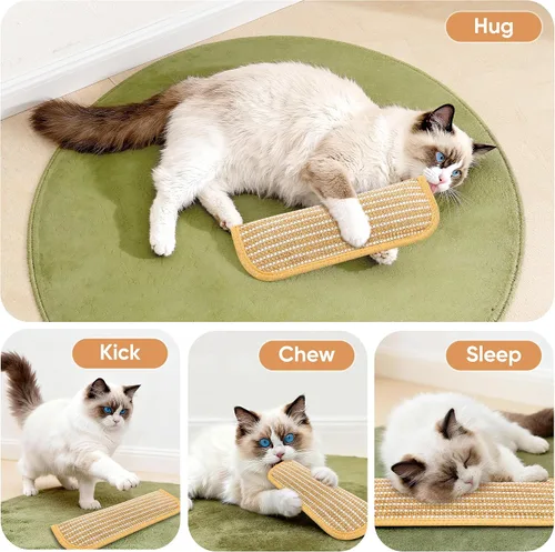 Miniatura 2 de Sisal - Almohada de hierba gatera de juguete Kickers, paquete de 2 juguetes interactivos de hierba gatera con mezcla de hierbas orgánica de 8000 mg