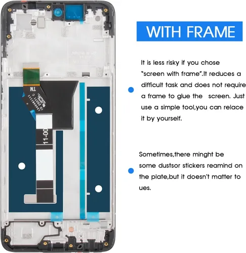 Miniatura 3 de Reemplazo de pantalla para Motorola G 5G 2025, 6.7 pulgadas para Motorola Moto G 5G 2025 pantalla LCD táctil digitalizador montaje completo XT2513V