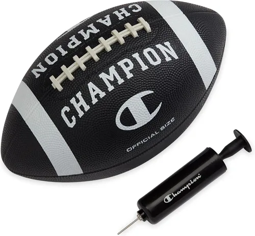 Champion Blitz - Fútbol para todo tipo de clima, agarre mejorado, cubierta de goma duradera y cordones moldeados, para deportes y entrenamiento al
