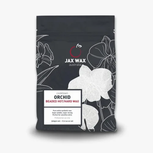 Orquídea Cooktown de cera dura, 2.2 libras, para depilación brasileña + hecha para pieles sensibles y frágiles, fragancia de rosa
