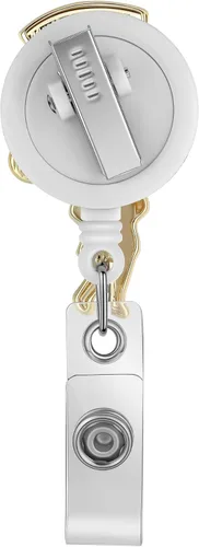 Miniatura 2 de Hanreshe Lindo carrete de insignia de enfermera retráctil con clip de corazón para enfermera, estudiante, médico, tarjetas de identificación