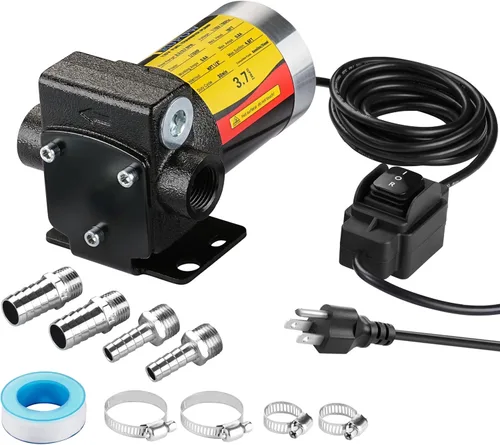 Miniatura 10 de TRUPOW Bomba de transferencia de aceite de combustible de gasolina autocebante de 12V DC con bombeo reversible para gasolina, diesel, queroseno y más