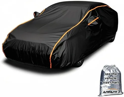 Miniatura 10 de Cubierta impermeable para todo tipo de clima para la nieve del coche Hatchback, lonas de coche Tamaño como: Golf GTI, VW Beetle Interior Algodón