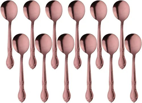 Miniatura 14 de Juego de 12 cucharas de café, mini cucharas de café, cucharas de espresso de acero inoxidable, cucharas pequeñas para postre, té, aperitivo, 4.6