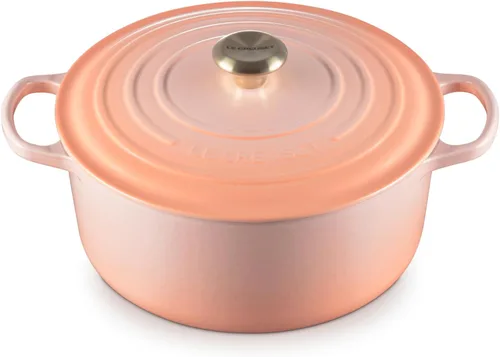 Miniatura 53 de Le Creuset Horno holandés redondo de hierro fundido esmaltado, 4.5 cuartos de galón, Marsella Marseille
