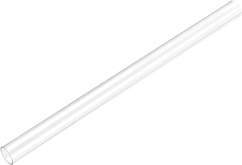 Miniatura 38 de uxcell 2 tubos rígidos transparentes de 0.157 in (5/32 pulgadas) de diámetro interior x 0.236 in de diámetro exterior x 1 pie de longitud tubo