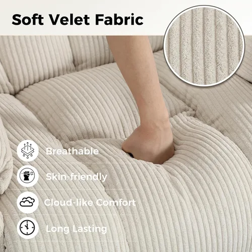 Miniatura 5 de HAOMARKETS Sillones reclinables de elevación eléctrica con masaje y calor para ancianos, silla reclinable eléctrica con portavasos y puerto USB