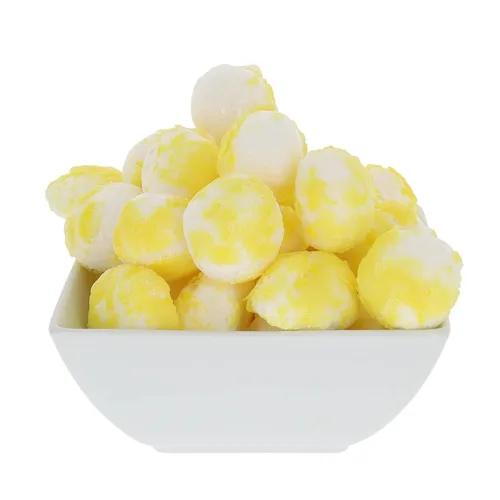 Miniatura 3 de Arctic Farms Caramelos liofilizados de caramelo agrio en bolsa y en caja (Gigantes de limón) (3 onzas)